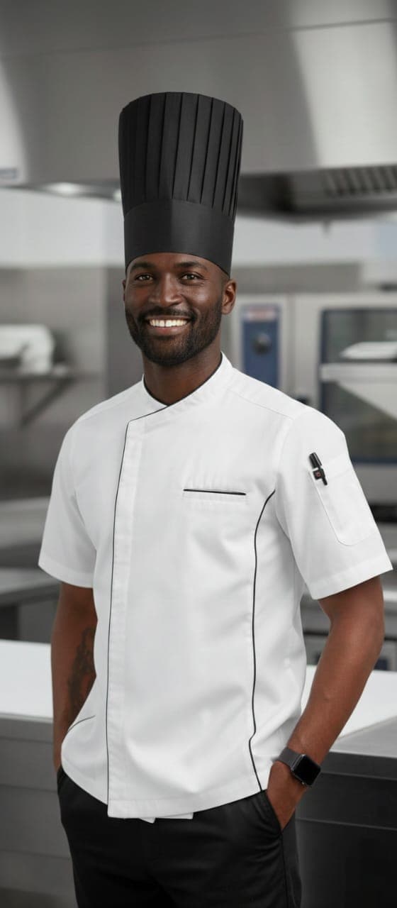 Veste Chef "Pureté & Contraste"