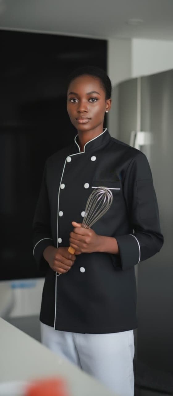 Ensemble Chef "Ébène & Craie"