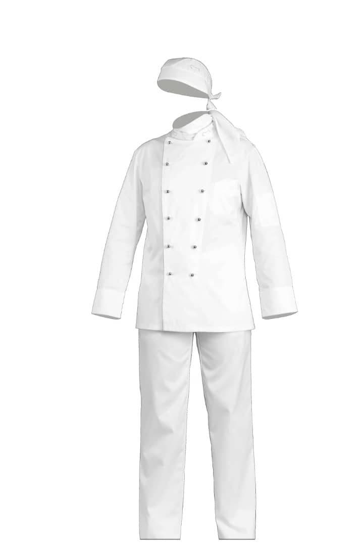 Ensemble Chef Complet "Neige Élite"
