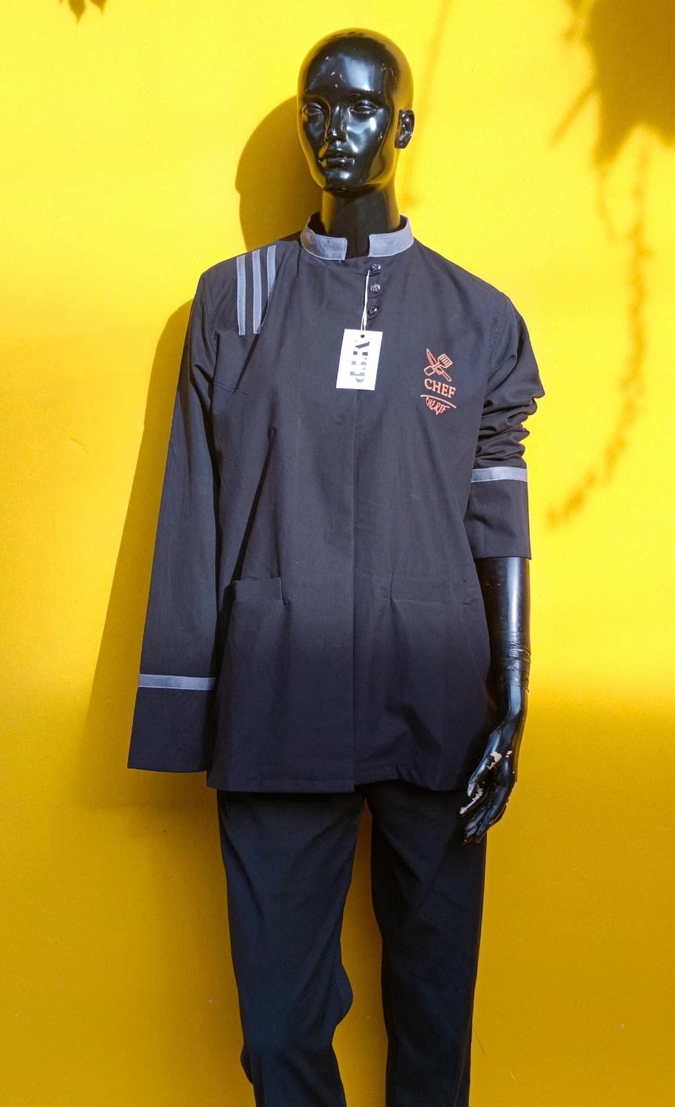 Ensemble Chef "Obsidienne & Carmin"