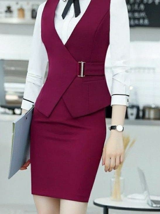 Uniforme "Élégance Saphir & Azur"